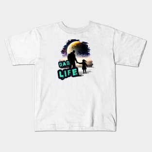 Fatherly Love, Dad and Daughter, Dad Life Kids T-Shirt